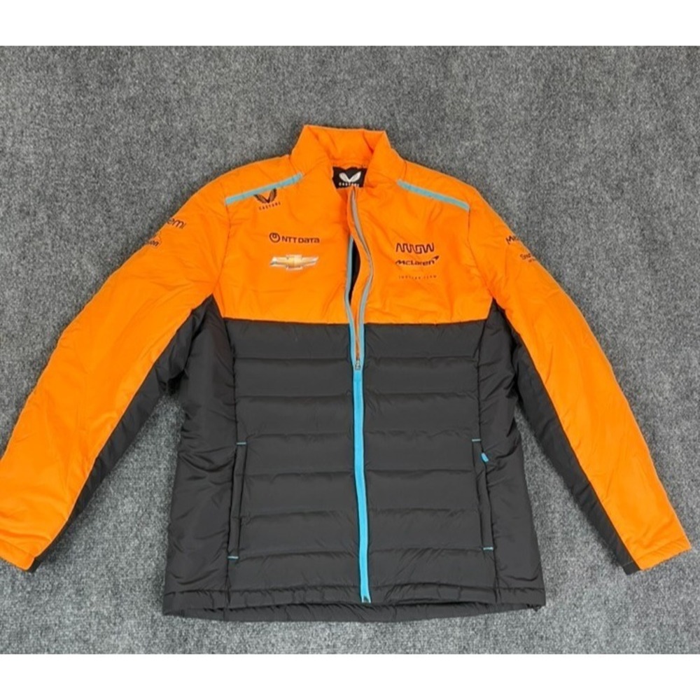 Castore Orange McLaren F1 Team 2024 Softshell Full-Zip Women's Jacket Size 10